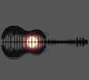 Guitar Landscape Silhouette Vector File for CNC Laser Cutting