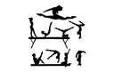 Gymnastics Silhouettes Vector Pack DXF CDR SVG Files
