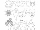 Halloween Silhouette Cut Files Set - DXF and SVG Vector