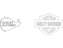 Harley-Davidson Logo Vector Files for Laser Cutting (DXF)