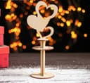 Heart Shaped Table Napkin Holder Laser Cut Vector File