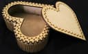 Heart Shaped Trinket Box Laser Cut Vector File (DXF)