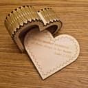 Heart Shaped Trinket Box with Bible Verse Laser Cut File