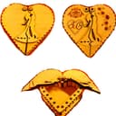 Heart Shaped Wedding Ring Box Laser Cut Template Vector