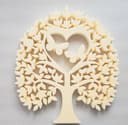 Heart Tree with Butterflies Laser Cut Vector File
