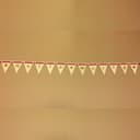 Hello World Bunting Banner Vector File for Laser Cutting DXF