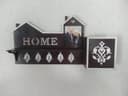 Home Key Holder with Photo Frame Laser Cut Vector File