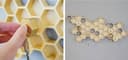 Honeycomb Wall Key Holder Laser Cut Vector Design - CDR File