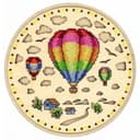 Hot Air Balloon Cross Stitch Laser Cut Pattern Vector File