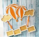 Hot Air Balloon Photo Frame Laser Cut Vector File