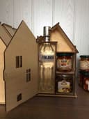 House Shaped Bottle Gift Box Laser Cut Vector File
