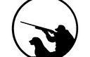 Hunter and Hunting Dog Silhouette Vector DXF