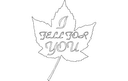 I Fell For You Maple Leaf Laser Cut Vector File