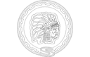 Indian Motorcycles Tribal Head Logo Vector DXF File