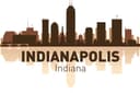 Indianapolis Skyline Cityscape Laser Cut Vector File