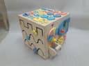 Interactive Busy Cube Educational Toy Vector for Laser Cutting
