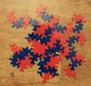 Interlocking Polyhex Puzzle Tiles Vector File for Laser Cutting