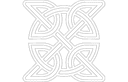 Intricate Celtic Knot Vector Design DXF File