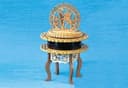 Intricate Cherub Table 3D Puzzle Vector File for Laser Cutting