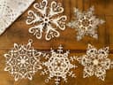 Intricate Decorative Snowflake Ornaments Laser Cut Files (SVG)