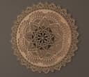 Intricate Floral Mandala Wall Art Laser Cut Vector File
