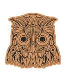Intricate Geometric Owl Head Laser Cut Vector File