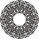 Intricate Ornamental Circular Mandala Vector File