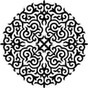 Intricate Ornamental Mandala Vector File for Laser Cutting
