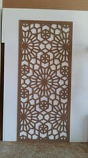 Islamic Geometric Room Divider Screen DXF Template