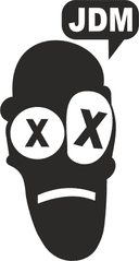JDM Drift Face Vector Graphic for Laser Cutting - Free SVG