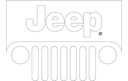 Jeep Logo and Grille Vector Design DXF File