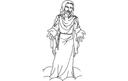 Jesus Christ Open Arms Vector Design for Laser Cutting DXF