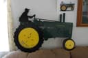 John Deere Vintage Tractor Silhouette DXF File for CNC