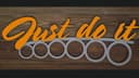 Just Do It Motivational Wall Sign Vector File