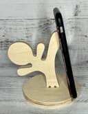 Karate Fighter Phone Stand Laser Cut Vector File
