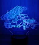 Katyusha Rocket Launcher 3D LED Lamp Laser Cut Vector File