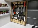 Kitchen Utensil Organizer Rack Laser Cut Vector Plan (DXF)