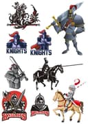 Knight and Warrior Vector Collection for Laser Cutting CDR