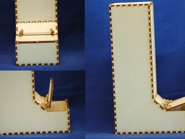 L-Shaped Wooden Nut Dispenser Vector Laser Cut File