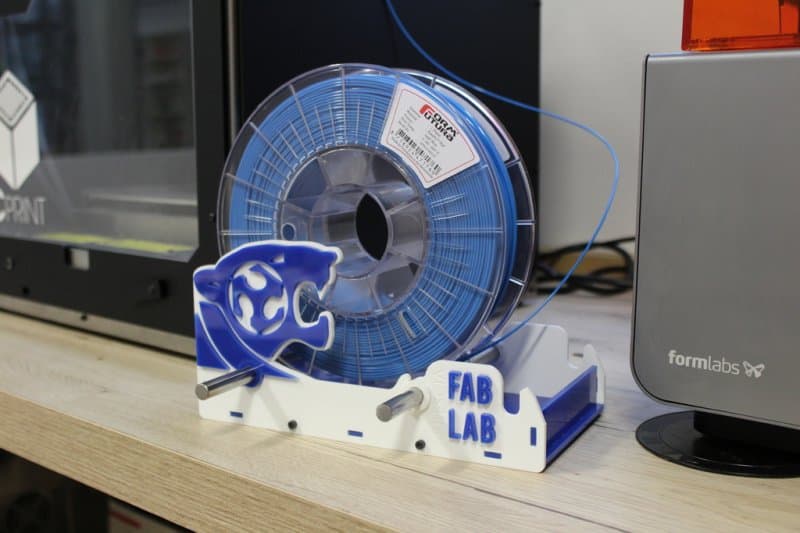Laser Cut 3D Printer Filament Spool Holder DXF File