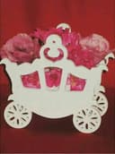 Laser Cut Cinderella Carriage Flower Basket CDR Template