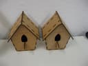 Laser Cut Decorative Wooden Birdhouse DXF SVG CDR Template