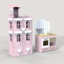 Laser Cut Dollhouse and Play Kitchen Set Vector Files