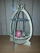 Laser Cut Easter Egg Stand Holder CDR Vector Template