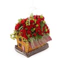 Laser Cut House Shaped Flower Box Vector Plan