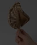 Laser Cut Kinetic Helicone Toy - CDR Vector File