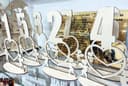 Laser Cut Standing Wedding Table Numbers 1-10 CDR Vector File
