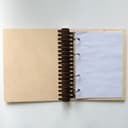 Laser Cut Wooden Notebook Cover with Ring Binder Vector File