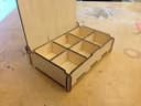 Laser Cut Wooden Storage Box with Dividers SVG Vector