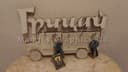 Laser Cut Wooden Truck Key Holder DXF Vector File